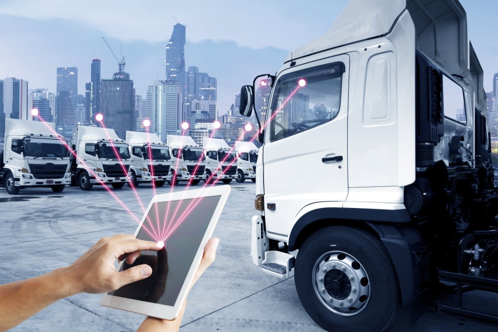 tablet connecting trucks